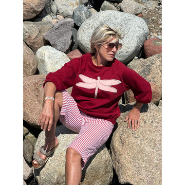 Gaspar Fanø Sweatshirt 3/4 Sleeve Bordeaux