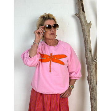 Gaspar Fanø 3/4 Sweatshirt Rose