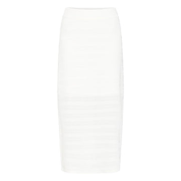 ICHI Knitty Nederdel Offwhite
