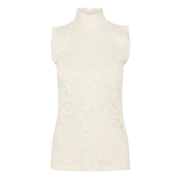 Culture Nicole Turtleneck Top Offwhite