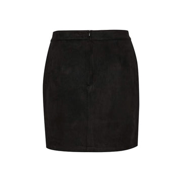 Culture Lisette Nederdel Sort Suede