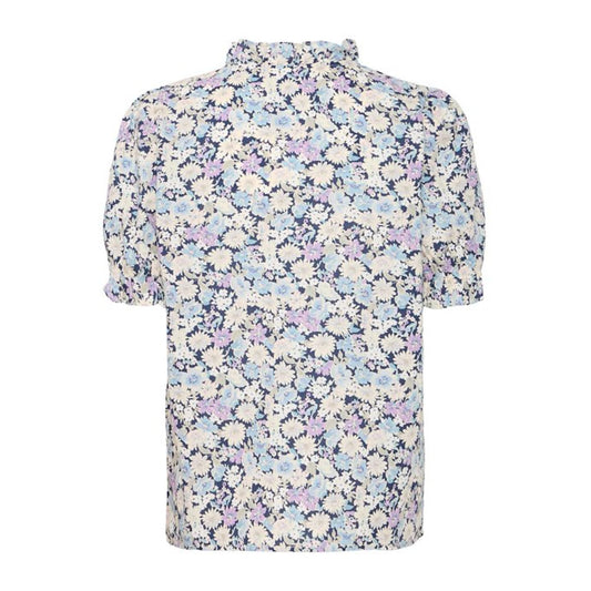 ICHI Laya Bluse Mørk Blomst