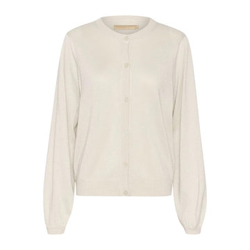 Culture Fay Cardigan Oyster Grey Glimmer