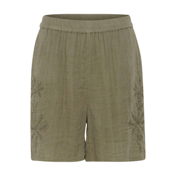 Culture Ellis Elina Shorts Dusky Green