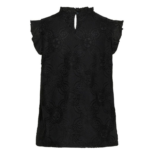 Culture Sigla Blonde Bluse Top Sort