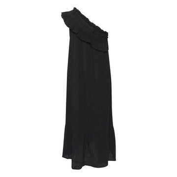 Culture Elina One Shoulder Kjole Sort