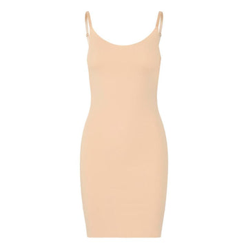 ICHI Siv Underkjole Slip Dress Nude