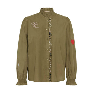 Culture Lava Olena Bluse Burnt Olive