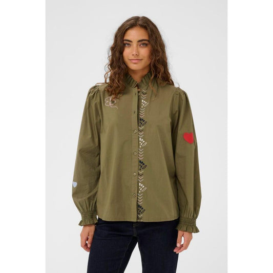 Culture Lava Olena Bluse Burnt Olive