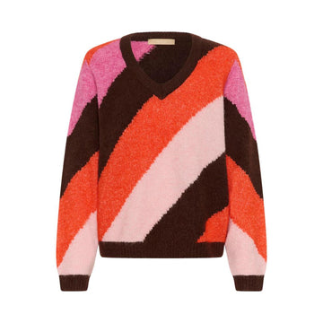 Culture Diga Kimmy Strik Brown Pink Orange Mix