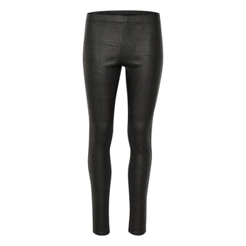 Culture Bettine Leggings Sort Croko