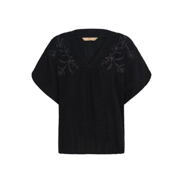 Culture Ellis Elina Bluse Sort