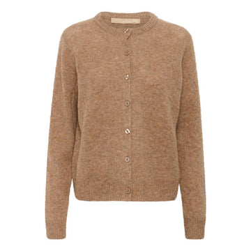 Culture Katrina Strik Cardigan Tannin Melange