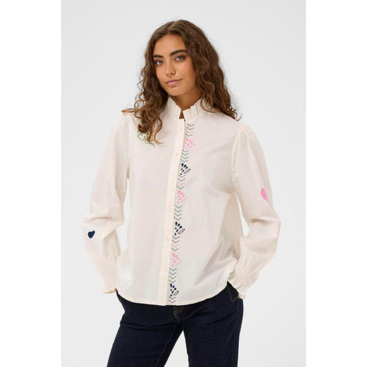 Culture Lava Olena Bluse Offwhite