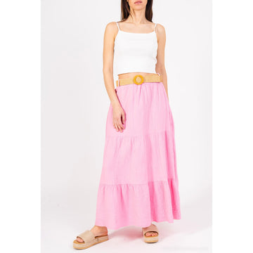 Italy Style Nederdel Lys Pink