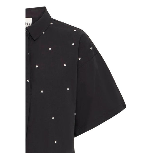 ICHI Lisari Bluse Sort