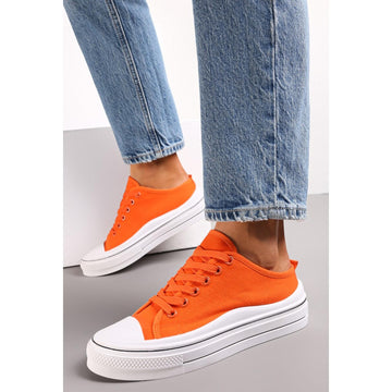 Italy Style Sneakers M. Åben Sål Orange