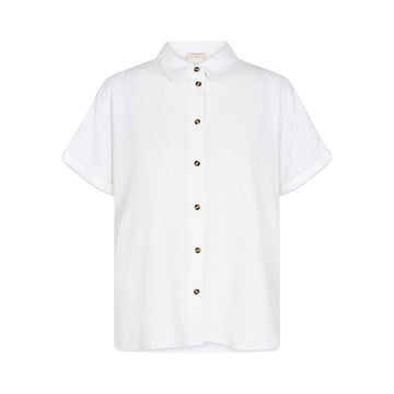 Freequent Lava SS Bluse Hvid