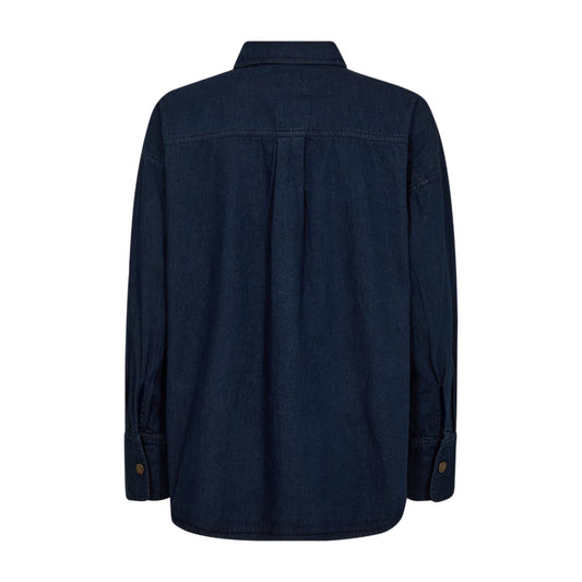 Freequent Lisea Jeans Skjorte Dark Blue