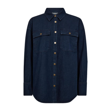 Freequent Lisea Jeans Skjorte Dark Blue
