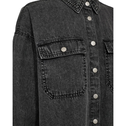 Freequent Lisea Skjorte Vintage Grey Denim