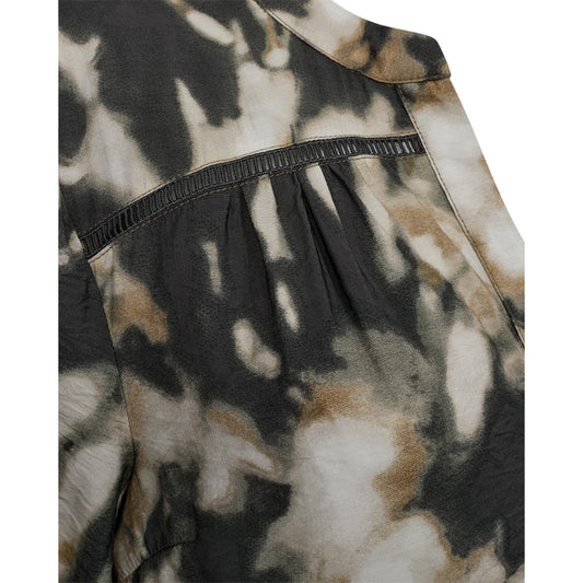 Freequent Nunu Bluse Asphalt W. Bronze