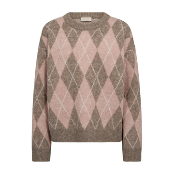 Freequent GRS Argyle Strik Dessert Taupe