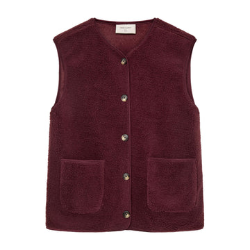 Freequent Teddy Vest Port Royale