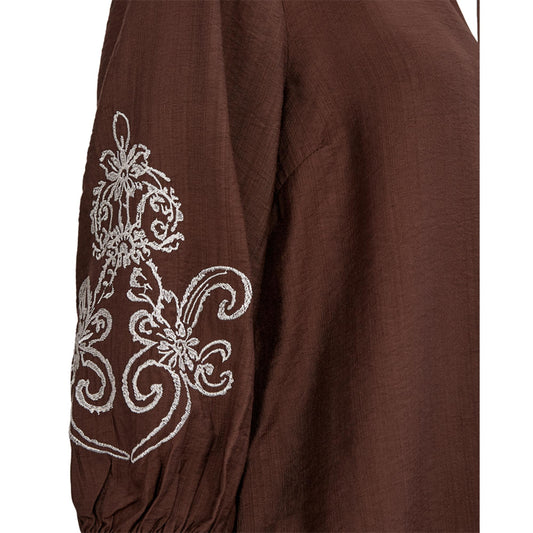 Freequent Lindy Bluse Coffee Bean W. Moonbeam