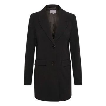 Culture Cenette Fitted Blazer Sort
