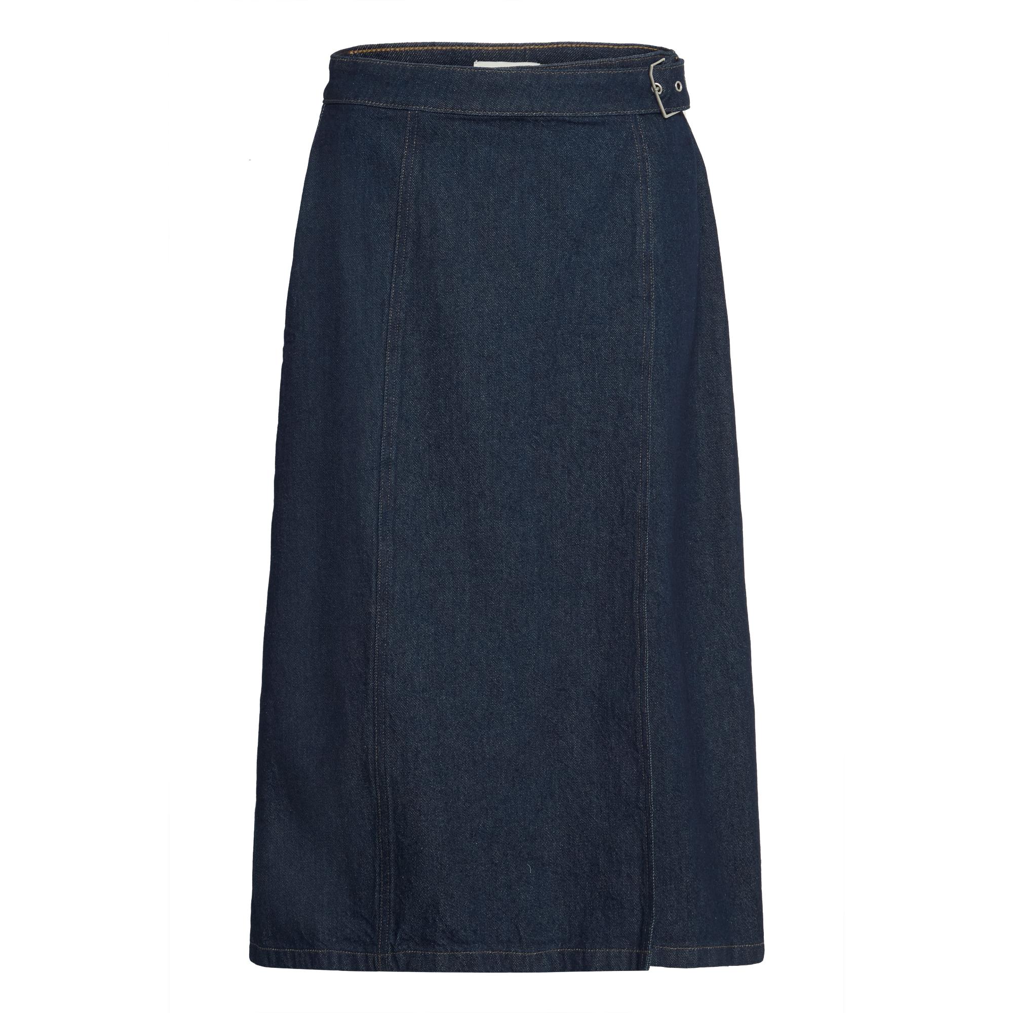 ICHI Berisel Nederdel Mørk Jeans