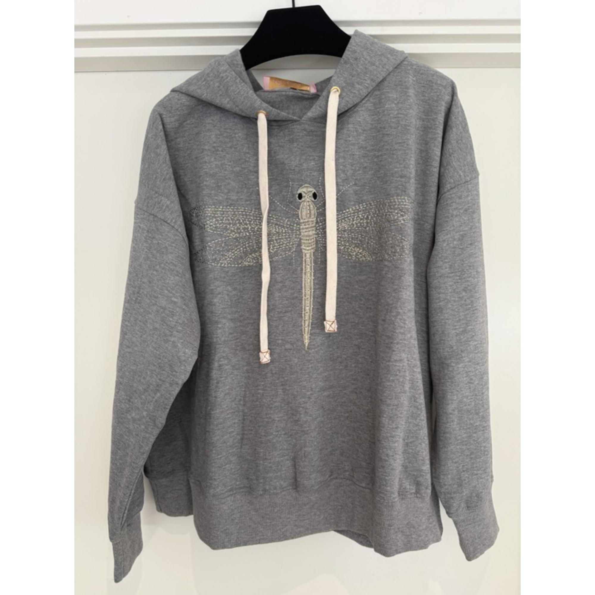 Gaspar Haiti Hoodie Grey Melange
