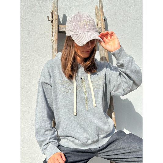 Gaspar Haiti Hoodie Grey Melange