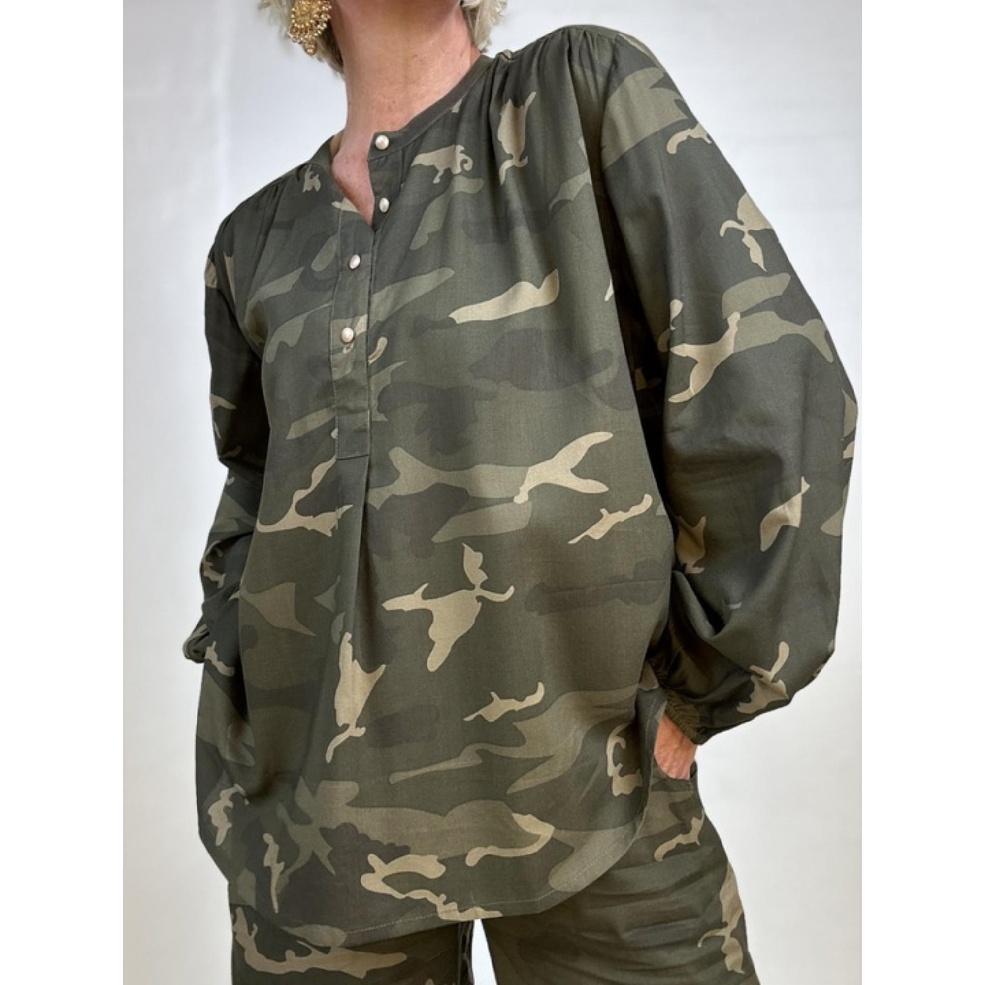 Gaspar Læsø Bluse Camuflage