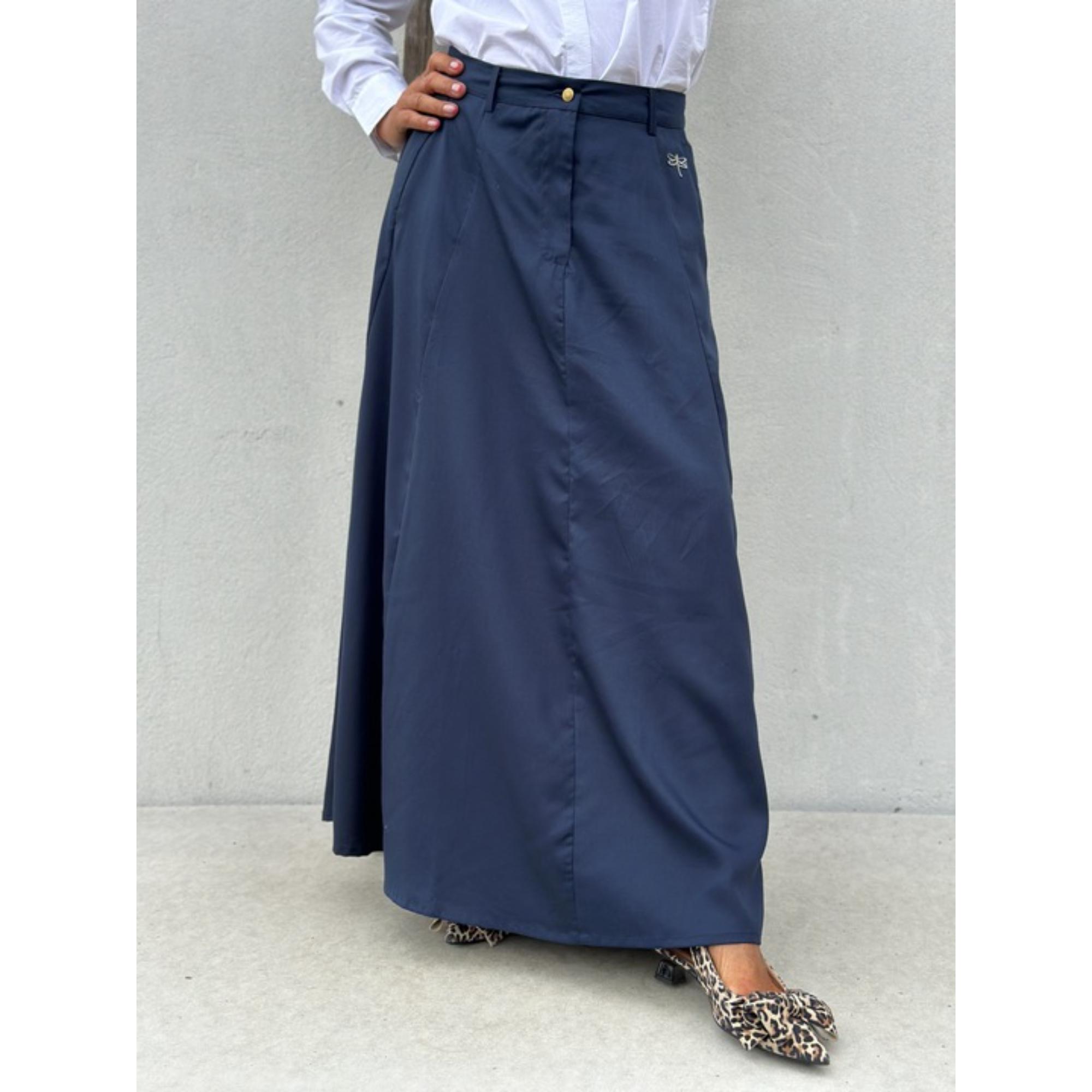 Gaspar Seoul Skirt Dark Blue