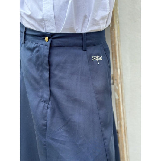 Gaspar Seoul Skirt Dark Blue