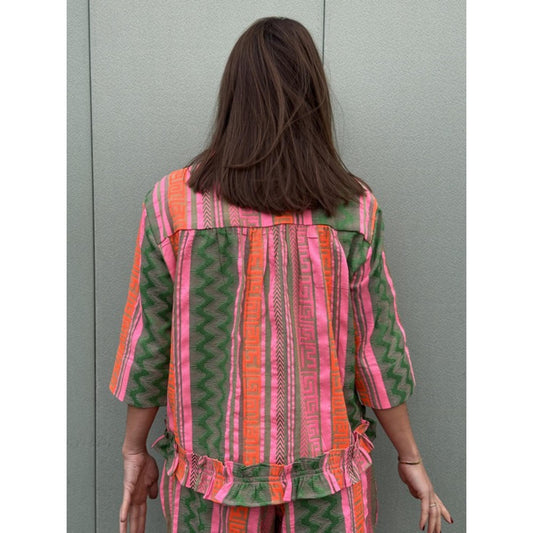 Gaspar Vigo Jacquard Bluse Multi