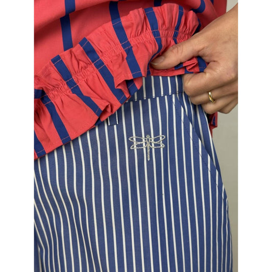 Gaspar Colorado Stribet Buks Blå Hvid