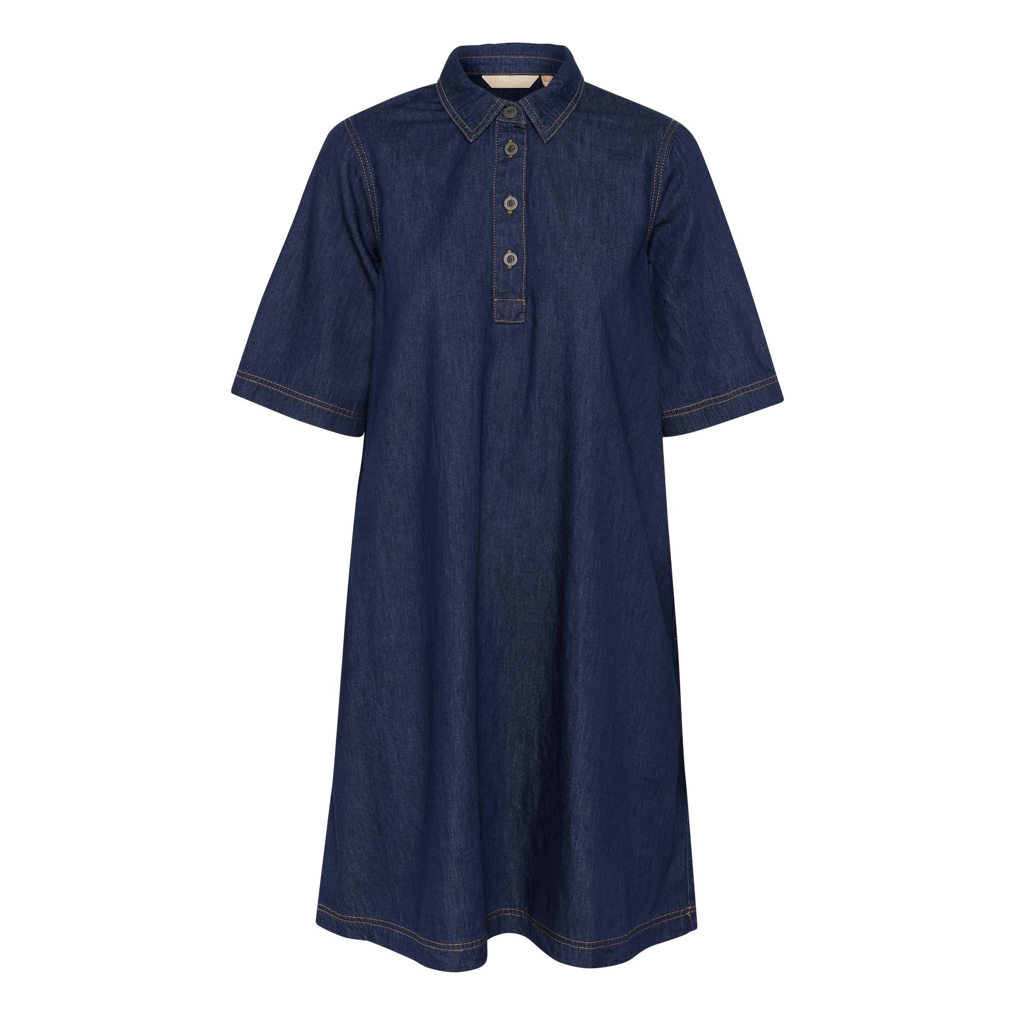 Culture Winnie Arpa Kjole Jeans Rinse Wash