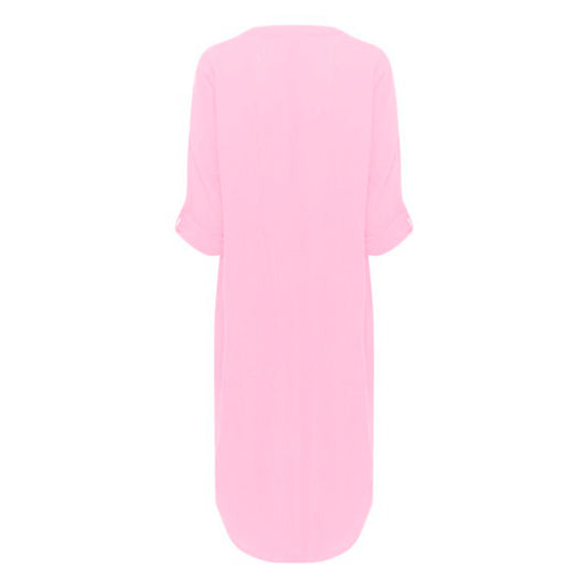 Culture Myra Elina Kjole Kaftan Lys Pink