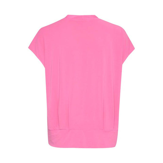 Culture Drica Kajsa Wrap T-Shirt Phlox Pink