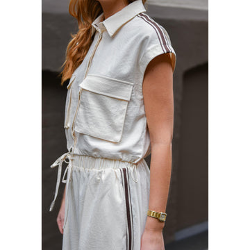 A-View Sixteen Vest sand