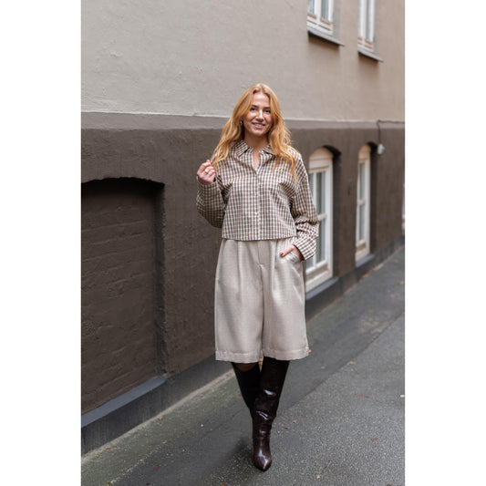 A-View Sanni Bluse Brun Ternet