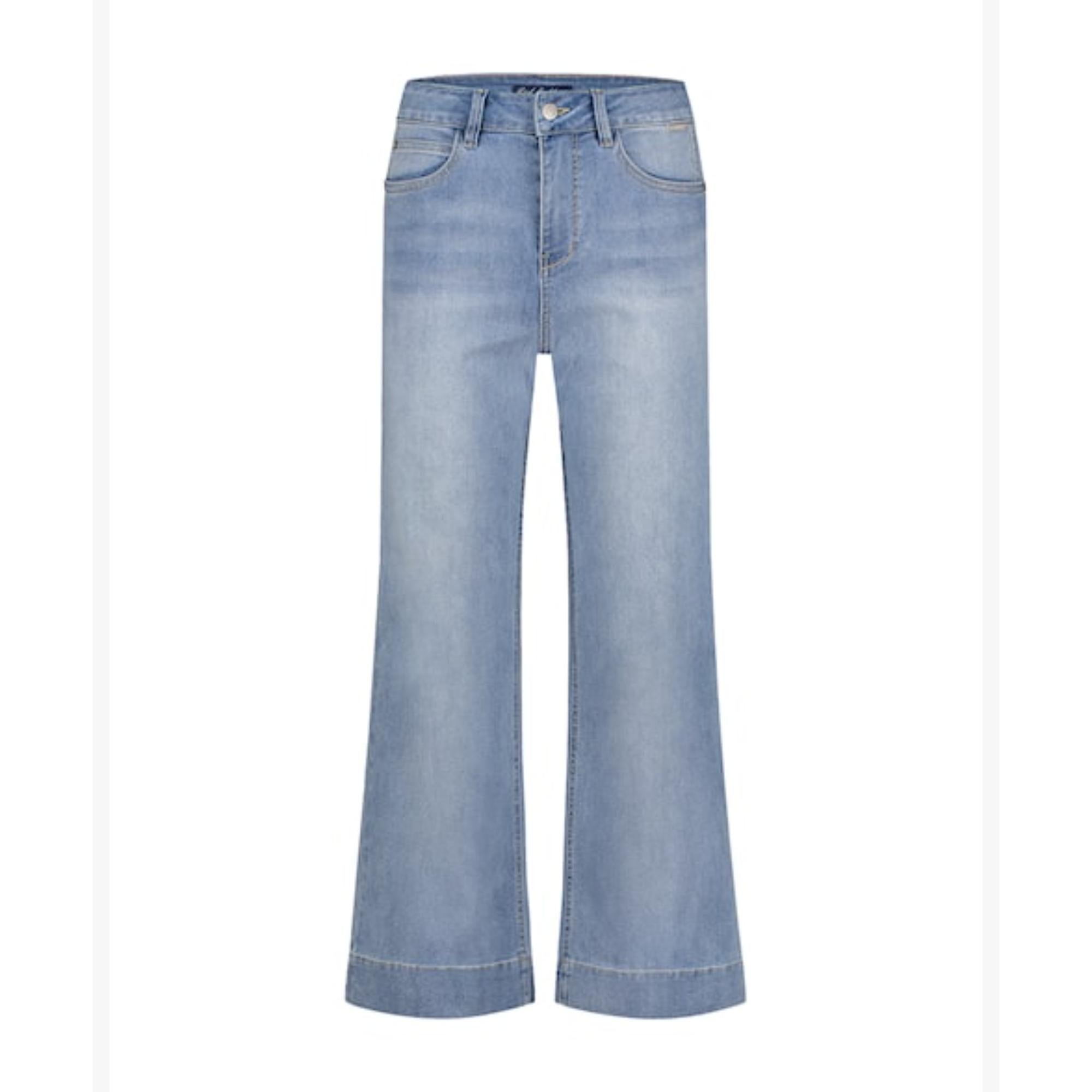 Red Button Conny 5-Pocket Bleach High Rise Regular Fit Wide Legs Længde 26