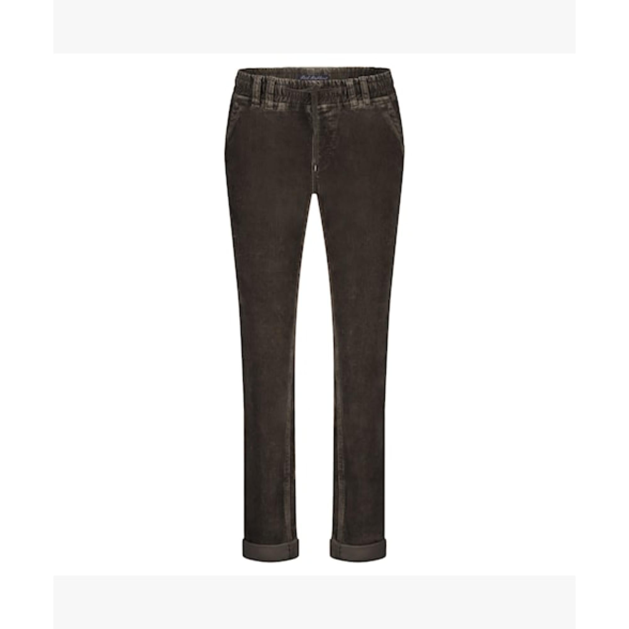 Red Button Tessy Cord-Fløjl Buks High Rise Regular Fit Mud