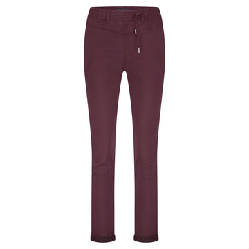 Red Button Tessy Jog Colour High Rise Aubergine