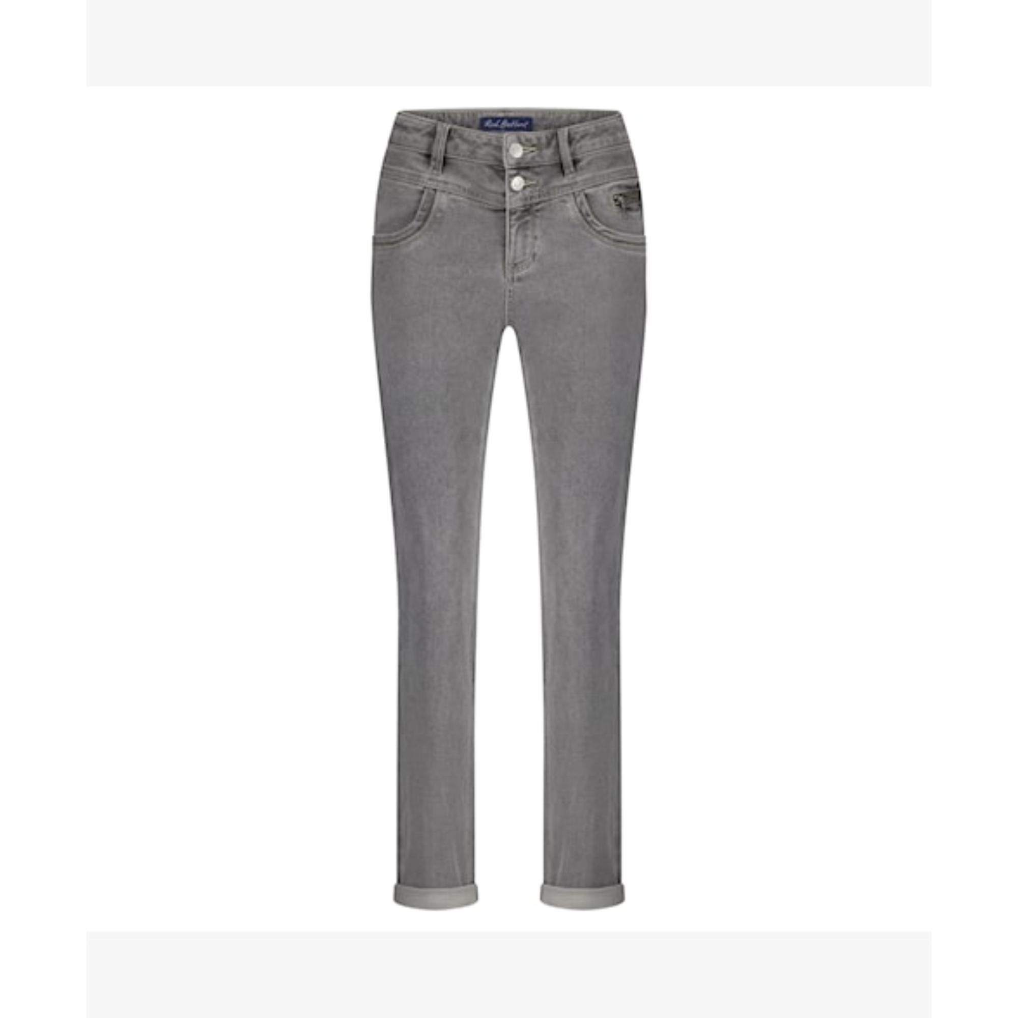 Red Button Sienna 1 Zip Grey Denim Regular