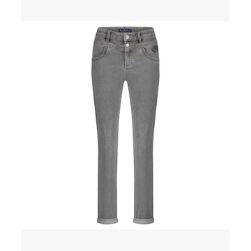 Red Button Sienna 1 Zip Grey Denim Regular
