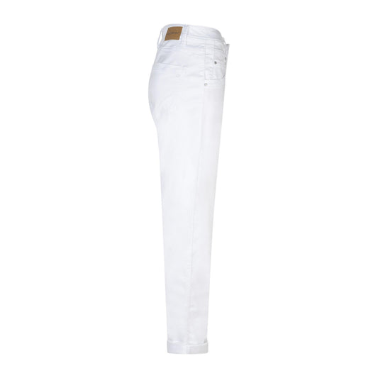 Red Button Relax Jog Colour White