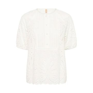 Culture Akeena Blonde Bluse Hvid